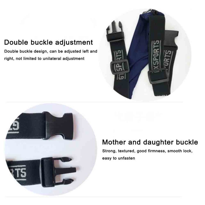 Sportos övtáska, vízálló, fényvisszaverő, futáshoz, övtáska szett