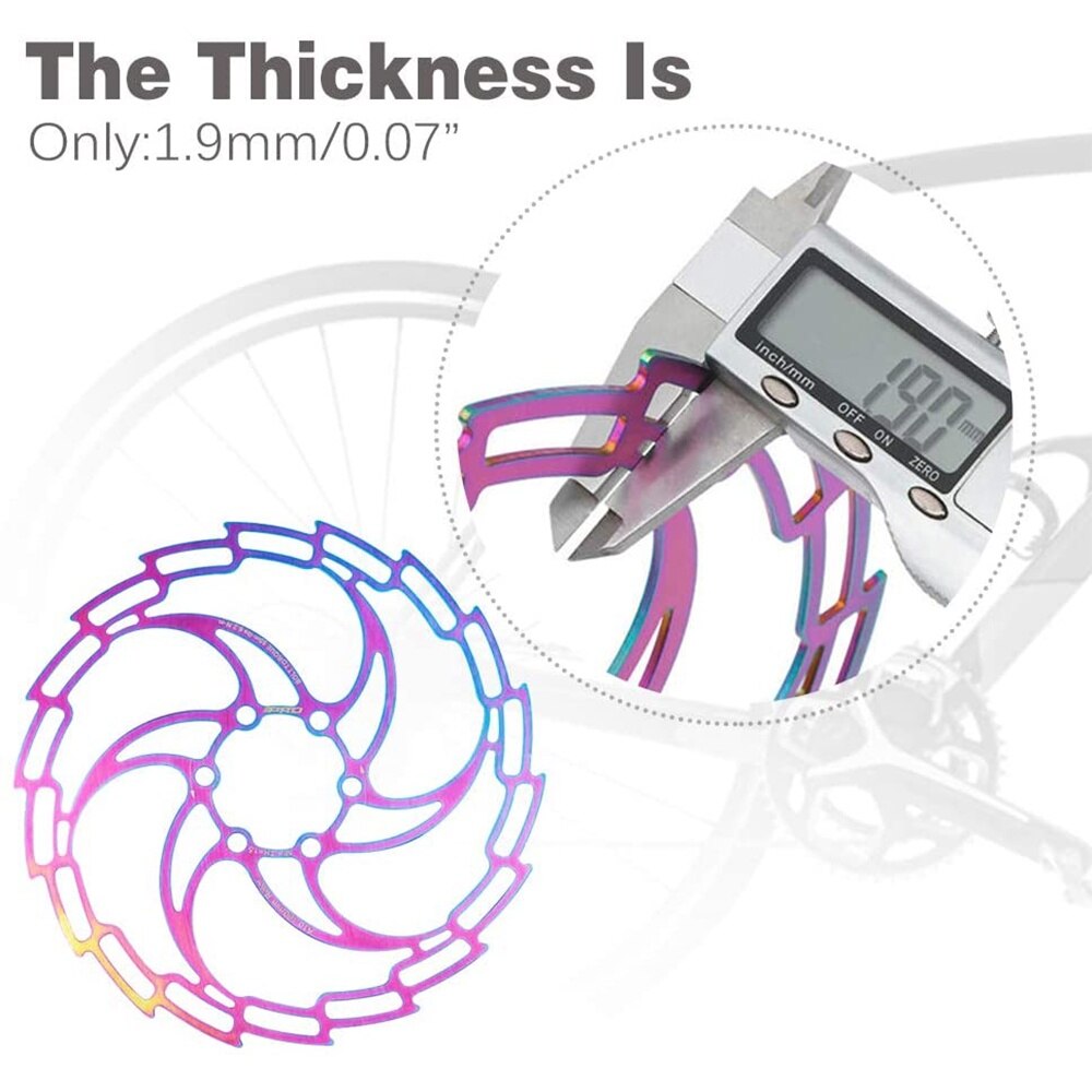 Disc frana bicicleta, 180mm, longziming, otel inoxidabil