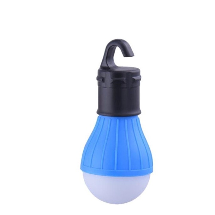 LED крушка за къмпинг QttvbTna, преносима, 3 режима на светене, карабинер против падане, многоцветен