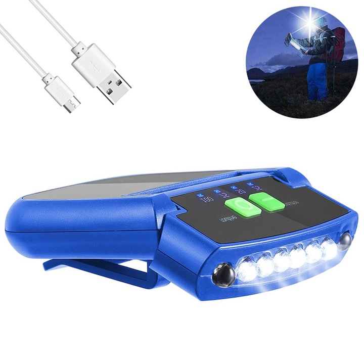 QttvbTna челник, LED, USB презареждаем