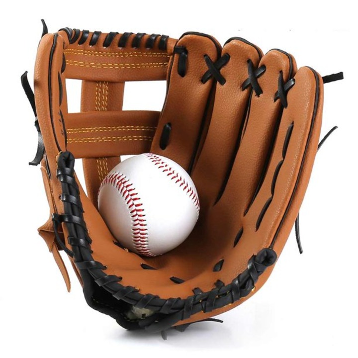 Műbőr baseball kesztyű, strapabíró, könnyű, univerzális méret