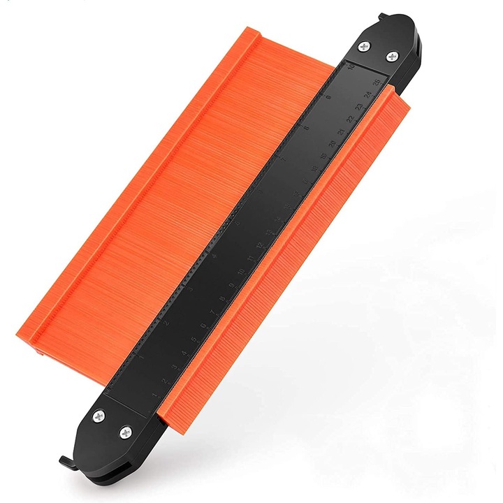 QttvbTna kontúrjelölő, dupla rögzítőmechanizmus, ABS, 27cm
