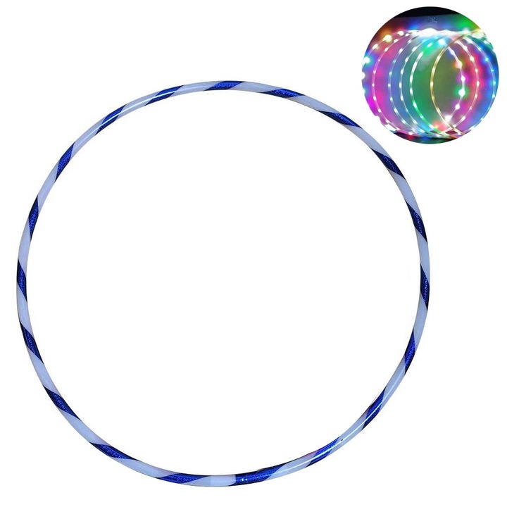 Torna karika, QttvbTna, LED világítás, Többszínű, Levehető, 80cm