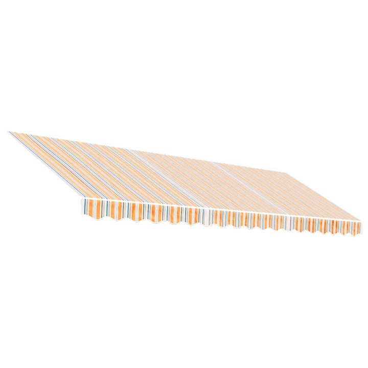 Panza de rezerva copertina vidaXL, dungi multicolore, 4,5x3 m, 3.45 kg 367728