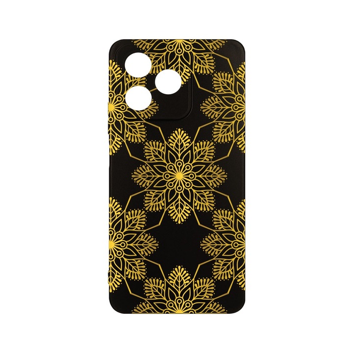 Husa BestCase® Slim SIlicon 0.8MM, съвместим с Realme Note 50, златен, защита на камерата, устойчив на износване, c-B 120