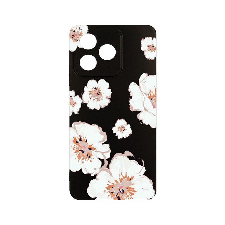 Husa pentru OPPO A40, BestCase® Slim SIlicon, Pastel Colors - Flowers, Protectie Camera, Antisoc, Rezistenta la uzura, c-B 499