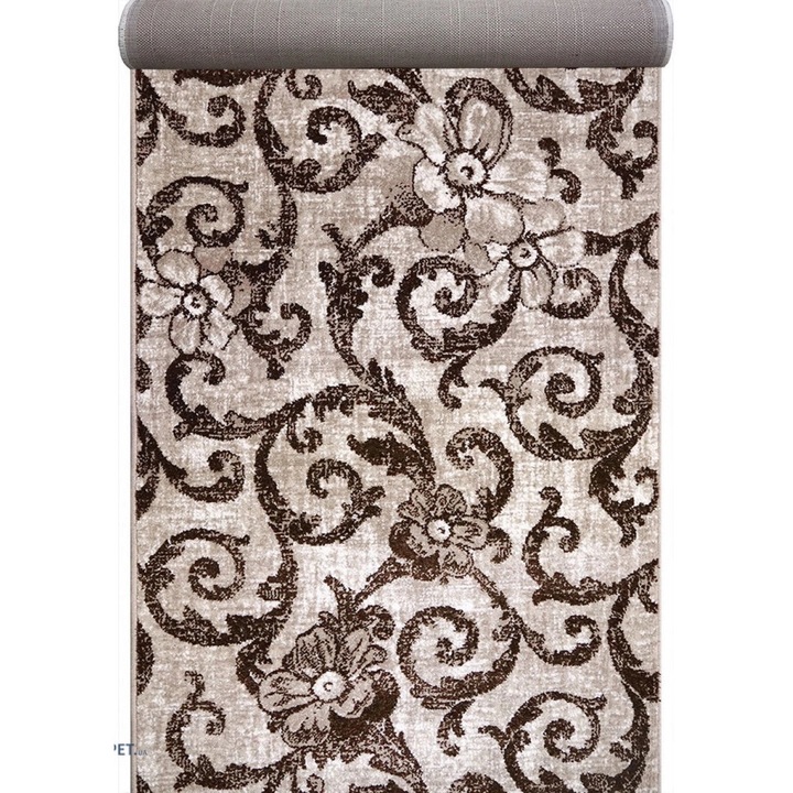 Traversa Moderna, Home Vista, Cappuccino 16003, Bej / Maro, 60x300 cm