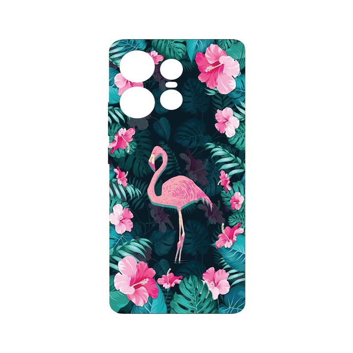 Калъф BestCase® Slim SIlicon 0.8MM, Съвместим с Motorola Edge 50 Pro, Фламинго, Защита на камерата, Устойчив на износване, c-B 247