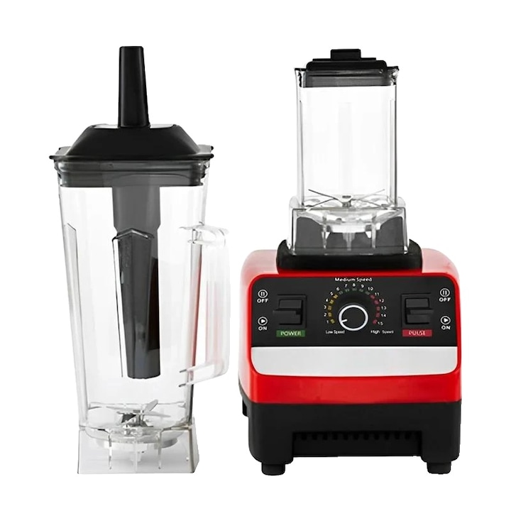 Blender electric de mana, putere 1200 W, functionalitate 5 in 1, negru, priza UE, 5 in 1