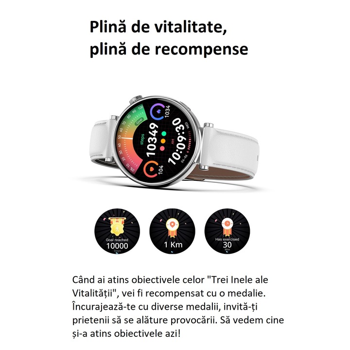 Ceas SmartWatch Premium de Dama by VeReTech - imagine 3