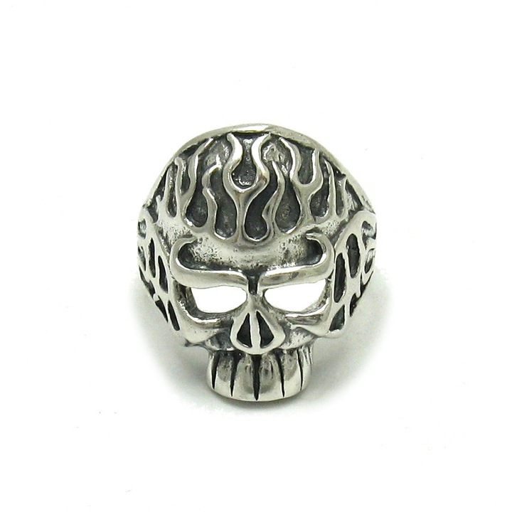Сребърен пръстен, Empress, R001432, Череп, Проба 925