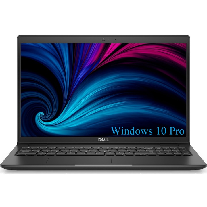 Laptop Dell Latitude 3520, 15.6" FHD IPS Touch Screen, Intel Core i5-1135G7 4-core, 16 GB DDR4, 256 GB SSD m2 PCIe, NVIDIA GeForce MX450 2GB GDDR5, Windows 10 Pro, 1.79 kg Black