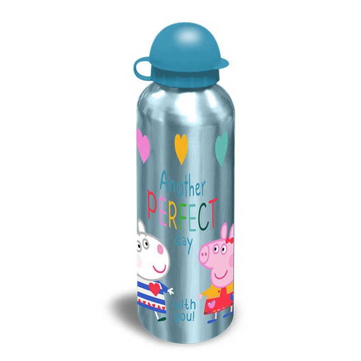 Sticla apa aluminiu Peppa Pig Perfect Day, 500ml Albastru