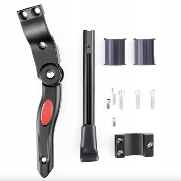 Степенка за велосипед, DBG, алуминиева, черна, 33-38 см