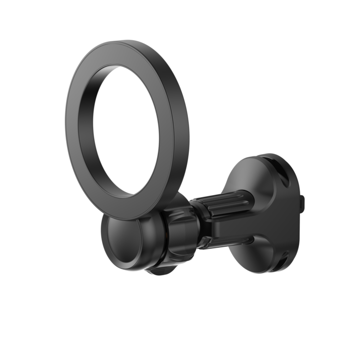 Mágneses autós tartó a telefonhoz, SDLOGAL®, szellőzőrács tartó, 360 fokban forgatható, Erős és állandó mágnes, MagSafe kompatibilis, Okostelefonok, GPS készülékek, Fekete