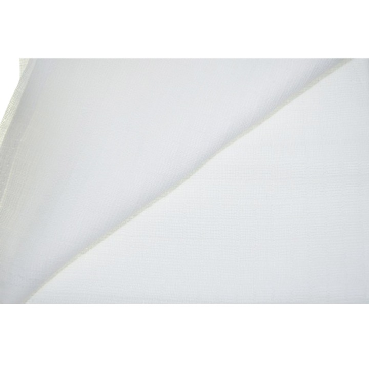 Scutec din muselina 70 x 80 cm pentru bebelusi Mini Junior SMUS-01, Alb +0 luni