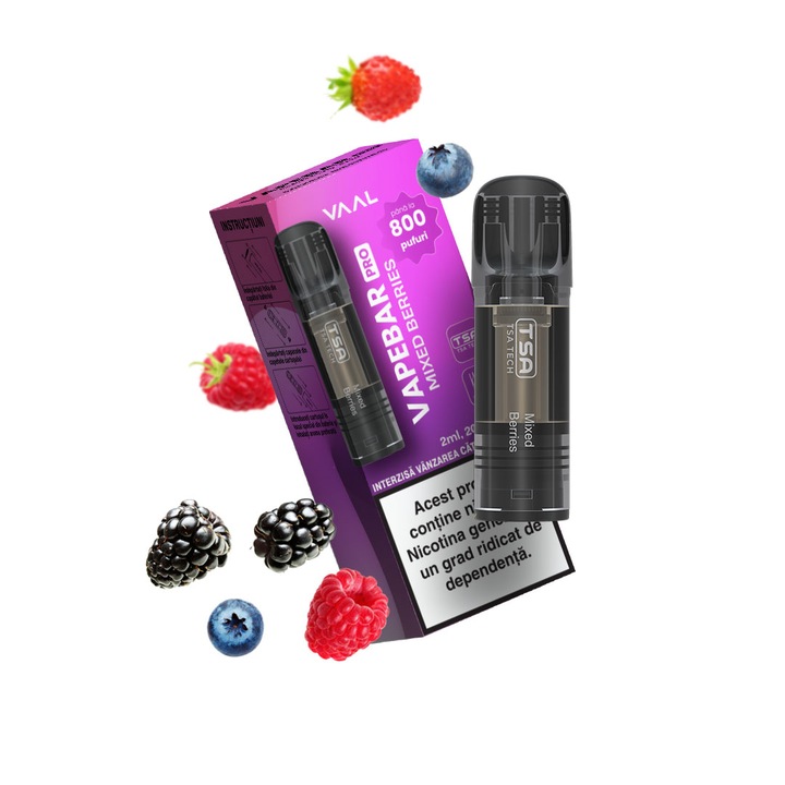 Cartus, VAAL Vapebar Pro 800, 2% - Mixed Berries