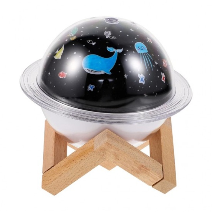 Umidificator pvc/metal 14x14x11 cm multicolor