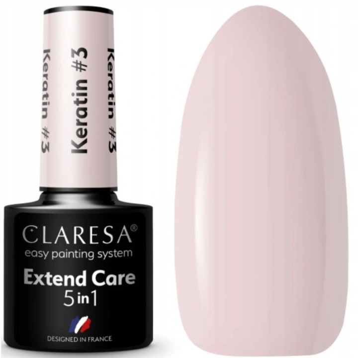 Körömalapozó Claresa KERATIN 3, erősítő hatású, 5g