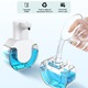 Dozator automat de sapun spuma cu senzor de miscare, Bolongking®, IPX5, Instalare fara gauri, 4 nivele reglabile, 430ML, Alb Cocos