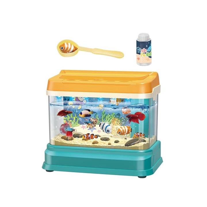 Jucarie interactiva de pescuit, Kidsbele, ABS, 27.5x22x12.5cm, multicolor