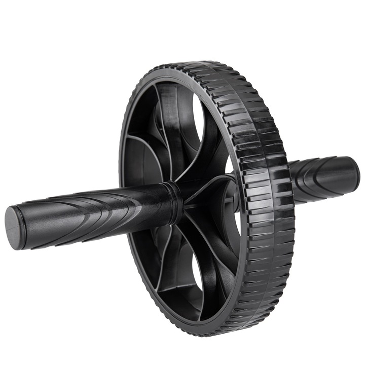 Колело за корем, H&S, AB Roller, Fizyo FFITW-1735, 17.5x3.5 cm, 425g, черен