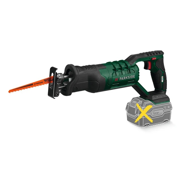 Fierastrau sabie multifunctional Parkside, 3100 rpm, nu include acumulator si incarcator
