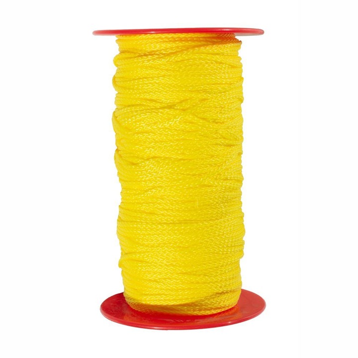 Sfoara zidarie SAZ-E D-1.7 mm L-100 m polipropilena 8 fire galben rola plastic Energo