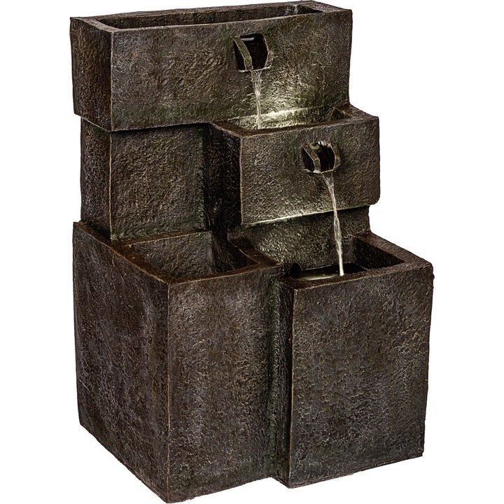 Fantana decorativa de interior, trepte de apa, 48 x 42 x 76 cm, STILISTA