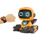 Robot Electronic Inteligent cu Telecomanda Tip Ceas RoboPlay Indiggo® Functii AI, Canta, Danseaza, Ochi cu Lumini LED, Rotire 360°, Cap si Brate Flexibile, Programabil, Functie DEMO, BPA Free, Interactiv si Educational, Orange