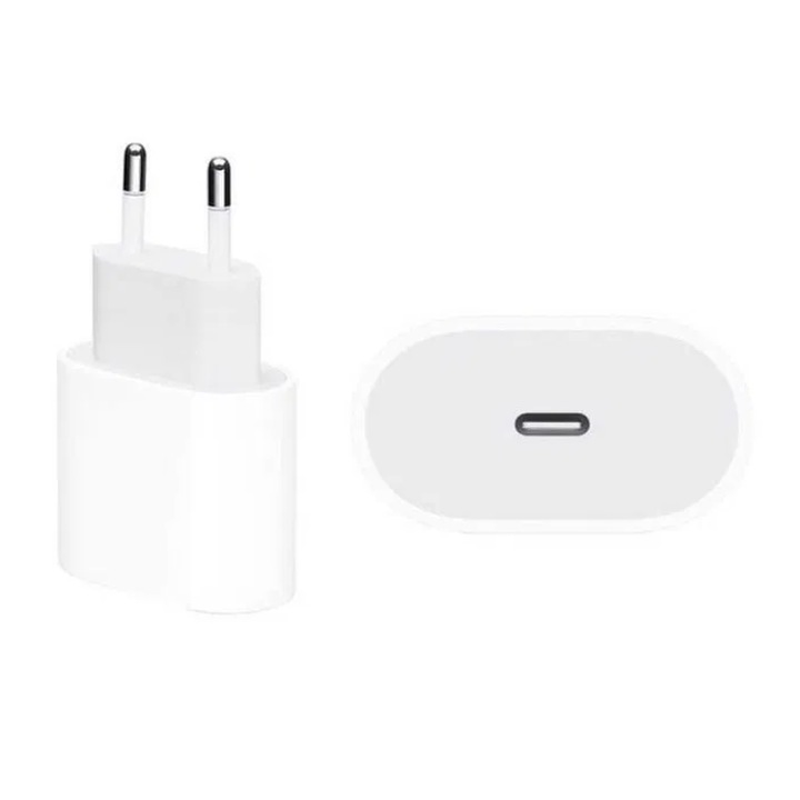 Комплект зарядно устройство с адаптер USB-C към USB-C, бързо зареждане 35 W, цифрова Kala, съвместимо с iPhone 15 / 15 Pro / 15 plus / 15 ProMax Бял