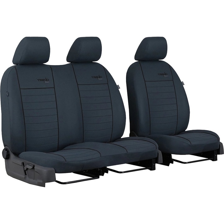 Set huse auto BUS material de tapiterie, Pok-Ter Trend-Line, Negru