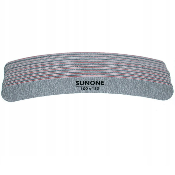 Set 10 Pile de unghii SUNONE BANAN, 100/180, gri