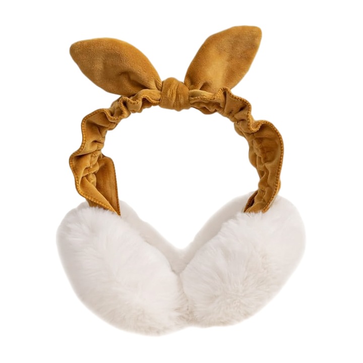 Női téli sapkák, masnival, meleg, plüss, állítható, uniszex, egy méret