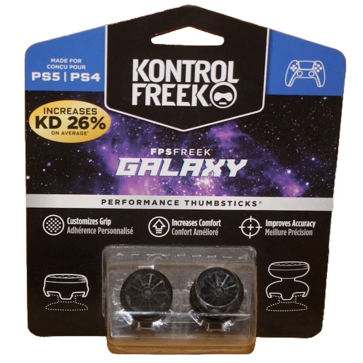 2 db Thumbgrips Silicon Performance KontrolFreek GALAXY Black PS5/PS4 készlet
