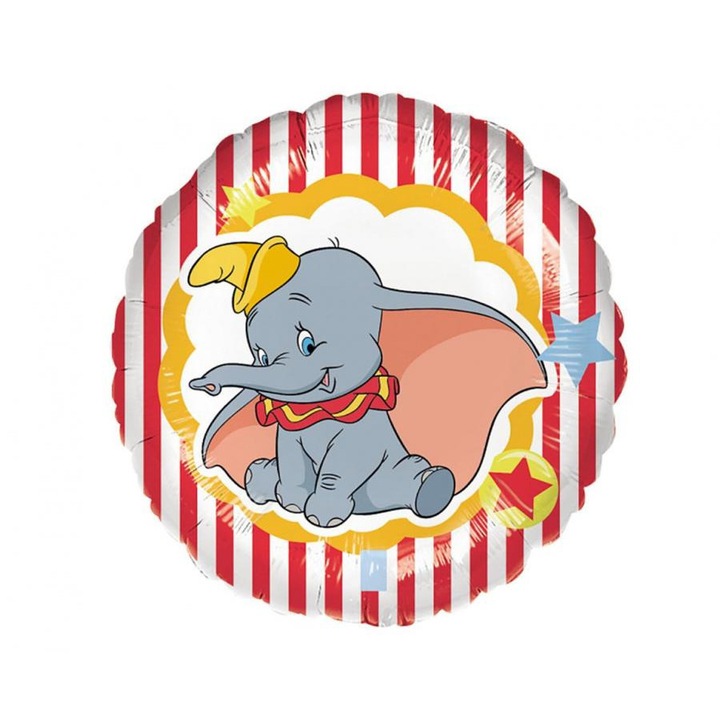 Amscan fólia lufi, Disney Dumbo, 43 cm, többszínű