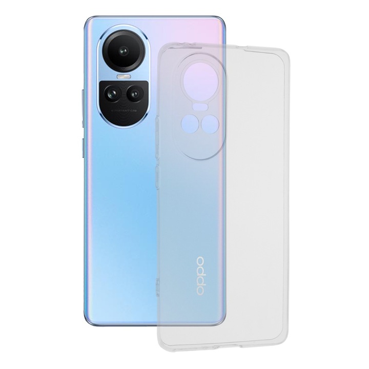 Кейс за Oppo Reno10 / Reno10 Pro - Clear Silicone - Прозрачен