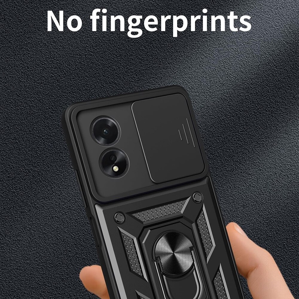 Husa pentru Oppo A38 - Techsuit CamShield Series - Black