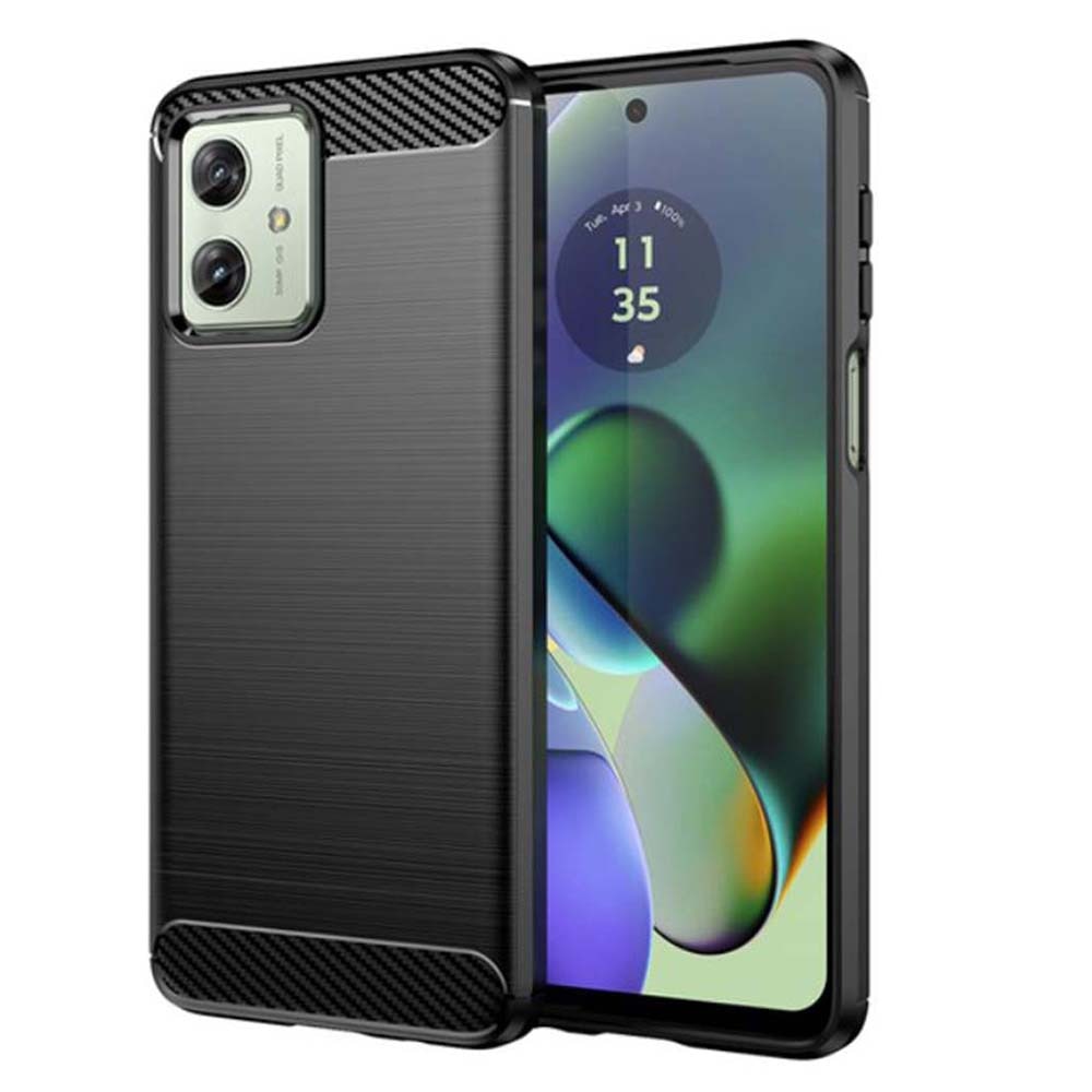Husa pentru Motorola Moto G54 Techsuit carbon silicone black
