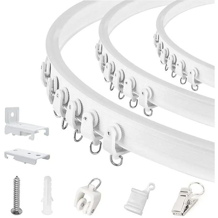 Flexibilis hajlítható függönykarnis sín 700 cm