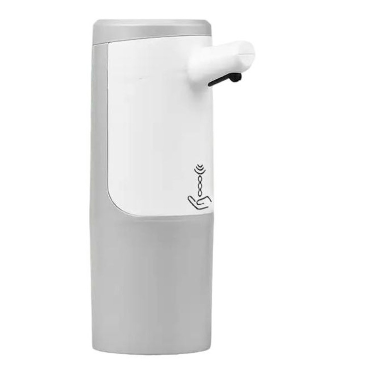 Healife automata szappanadagoló, infravörös érzékelő, 3 állítható fokozat, IPX4 vízálló, falra szerelhető, fehér és szürke, 450 ml