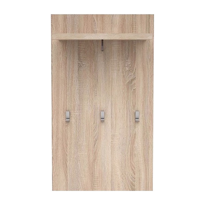Cuier de perete DTD stejar sonoma Norty 66x30x115 cm