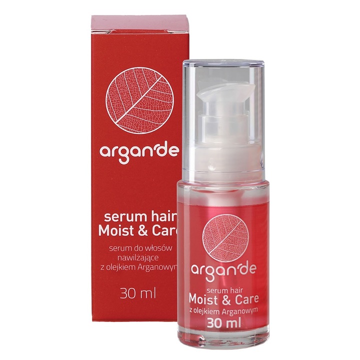 Серум за коса, Stapiz Argan'de Moist & Care, овлажняващ, регенериращ, 30 мл