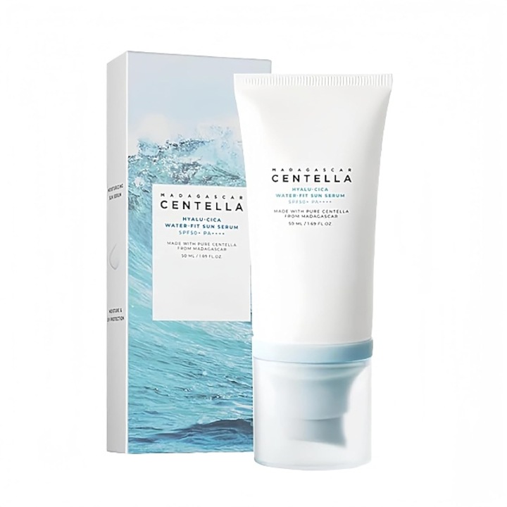 Napvédő krém Centella Asiatica-val, SPF 50+ PA++++, érzékeny bőrre, 50 ml