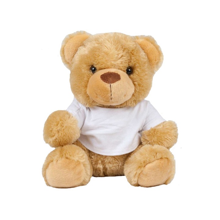 Jucarie din plus Bear in a T-shirt, brown
