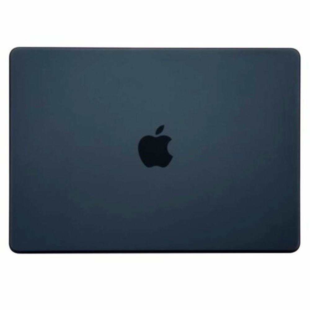 Carcasa High-Tech Encase pentru MacBook Air 13" 2017, OPTIM SOLUTION, Design Transparent, Anti-Amprente, Precise Cutouts, Optim Protection Technology, 4 Suporturi Antiderapante, Snugly Filling, Negru Mat