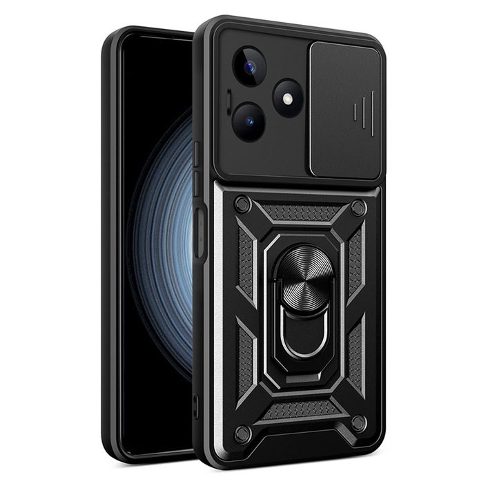 Калъф за Realme C53 - Techsuit Camshield Series - Черен