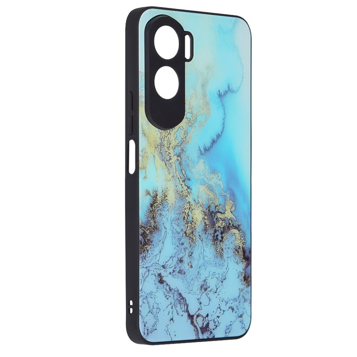 Панел за Honor 90 Lite, Techsuit Glaze Series, Blue Ocean