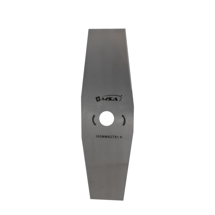 MSA Group bozótvágó penge, 2 rozsdamentes acél fog, 305 mm x 25,4 mm, T2, 1,6 mm