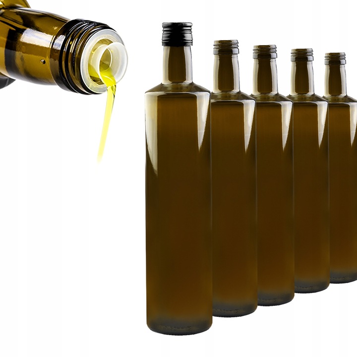 Set De Sticle Cu Dozator, SuperButelki, Sticla, Sticla Verde Inchis, Productie De Inalta Calitate, Usor De Curatat, Durabil, Dozator Cu Capac, Usor De Curatat, 31.5 x 6.7 cm, Multicolor